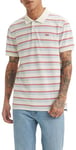 Levi's Men's Hm Polo Shirt, Kai Stripe Egret, L