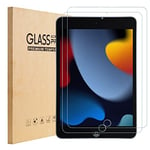 TopEsct 2 Pack Screen Protector For IPad 10.2 inch,Tempered Glass Film for Apple iPad 2021 2020 2019 (9th / 8th / 7th Generation),9H Hardness, Ultra Clear, Anti-Scratch,for iPad 7 / iPad 8 / iPad 9