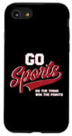 Coque pour iPhone SE (2020) / 7 / 8 Go Sports Do The Thing, gagne des points | Funny Red