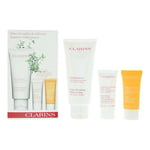 Clarins Toned  Visibly Firmer 3 Piece Gift Set: Body Lotion 200ml - Body Scrub 30ml - Tonic Bath  Shower 30ml