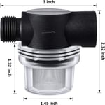 Vattenpump Sil Filter Filter Set Twist-On