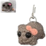 Tiktok Meme Sad Hamster Plysch, Virkad Sad Hamster, Meme Sad Hamster Par Nyckelring Söt Coquette Hamster 2pcs keychain