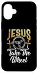 iPhone 16 Plus Jesus take the Wheel Hot Rod Case