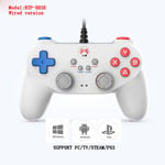 Betop BEITONG Wired Gamepad Fighting Game Control Arcade Joystick PS3:lle Android TV/PC/Steam/Box, Johtava silikoni