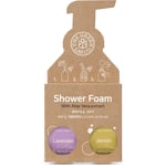 The Green Lab Co. Refill Shower Foam Lavender & Jasmin 4x125ml