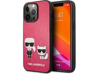 Karl Lagerfeld Fodral Karl Lagerfeld Klhcp13lpcuskcp Apple Iphone 13 Pro Fuchsia/Fushia Hårdskal Ikonik Karl &Amp  Choupette