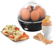 Salter Electric Multi Egg Cooker - 6 Egg Capacity Boiler, Great for Soft Dippy, 