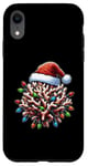 Coque pour iPhone XR Coral Reef Chapeau de Noël Biologiste marin