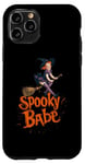 Coque pour iPhone 11 Pro Spooky Babe Costume de sorcière d'Halloween