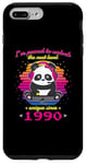 Coque pour iPhone 7 Plus/8 Plus Né en 1990 Anniversaire Fun Panda Gaming Unlock The Next Level