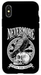 Coque pour iPhone X/XS Nevermore Quoth The Raven Gothic Edgar Allan Poe