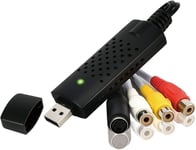 Rybozen Video Grabber USB Capture Card, Convert Hi8 VHS to Digital DVD for PC,