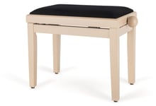 Banquette de Piano Clavier Numerique Siege Tabouret Banc Reglable Crème Matte