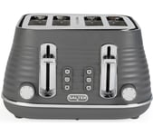 SALTER EK5743GRY 4-Slice Toaster - Grey, Silver/Grey