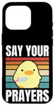 iPhone 16 Pro Say Your Prayers - Funny Duck With Knife Meme Case