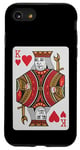 iPhone SE (2020) / 7 / 8 King Of Hearts Valentines Day Cool V-Day Couple Matching Case