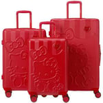 Valise Hello Kitty  Set de 3 valises Rigides DOKI RED