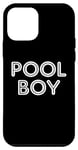 Coque pour iPhone 12 mini Pool Boy – Inscription amusante pour nageur