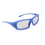 New 3 Blue Adults Passive Circular Polorised 3D Glasses TVs Cinema For LG RealD