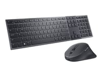 Dell Premier KM900 - Ensemble clavier et souris - collaboration - rétroéclairé - sans fil - 2.4 GHz, Bluetooth 5.1 - QWERTZ - Allemand - graphite - avec 3 ans de service Advanced Exchange