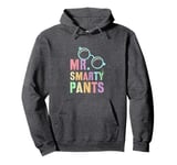 Funny Little MR SMARTY PANTS My.School Brainiac I Teach Nerd Pullover Hoodie