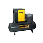 Nuair - Compresseur à air sur réservoir 3CV 2,2kW Triphasé 200L 10 bar avec sécheur d'air - MERCURY MECH 2.2/10/200ES