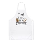 Trust Me I'm A Horse Man Chefs Apron Funny Best Favourite Animal Cooking Baking