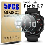 Härdat Glas För Garmin Fenix 7 7S 7X 6S 6X Pro Sapphire Hd Skärmskydd Film För Fenix 7 7S 7X Smartwatch Tillbehör For Fenix 7X 3PCS