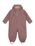 MINI A TURE Matwisti Fleece Lined Snowsuit. Grs Lila