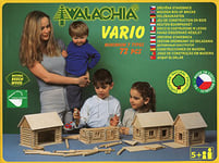 Walachia Vario Kit de Construction en Bois 72 pièces pour modélisme, 8594036430204, Marron