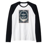 A Christmas Carol Book Cover - Winter Wonderland Sleigh Raglan Baseball Tee