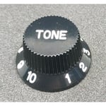 1 bouton de controle Tone noir UFO pour Stratocaster, Metric size