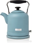 Haden 3000W Highclere Electric Kettle, 1.5 Litre Capacity, Blue