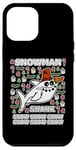 Coque pour iPhone 12 Pro Max Cadeau amusant de requin pour homme, femme, enfant, bonhomme de neige mignon