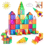 LeagoEra Blocs Construction Magnétiques Enfants Jouet 70 Pièces -3D Jeux Cadeau pour Enfants Construction Magnetique Enfant 3 4 5 6 7 8 Ans