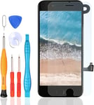 Écran Pour Iphone 8 Ecran Lcd Avec Bouton Home Noir, Haut Parleur,Capteur De Proximité De La Caméra Frontale, L'ensemble D'affichage Complet De Pour Iphone 8 Lcd Avec Outils