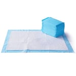 Amazon Basics Heavy Duty Dog and Puppy Training Pads, Leakproof with Quick-Dry Surface, X-Large, Pack of 25, Blue & White