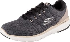 Skechers Flex Advantage 3.0- Stally Baskets Homme Noir (Black Blk) 44 EU