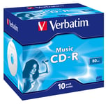 Verbatim – Live it Music CD-R for Audio 10-pack (43365)