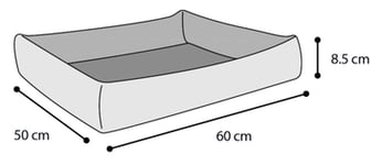 Kylbädd Grå/Blå - M