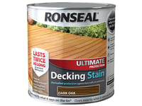 Ronseal Ultimate Protection Decking Stain Dark Oak 2.5 litre RSLUDSDO25L