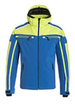 Hyra Universal Evolution Line Chur Man Veste de Ski Fonctionnelle Homme, Bleu/Vert Citron, 58