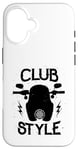 Coque pour iPhone 16 Moto Lover Club Style Moto Stunt Moto