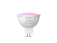 Philips Hue White And Colour - Led-Pære For Søkelys - Form: Mr16 - Gu5.3 - 6.3 W - Klasse G - Flerfarge / Varm Til Kjølig Hvitt Lys - 2000-6500 K