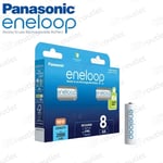 8 X Panasonic Eneloop AA Rechargeable Batteries 2000mAh 1.2V