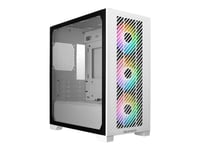 Cooler Master Elite 301 - Mt - Micro Atx - Sidepanel Med Vindu (Herdet Glass) - Ingen Strømforsyning (Atx) - Hvit - Usb/Lyd