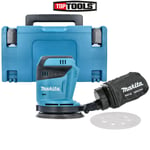 Makita DBO180Z 18V li-ion 125mm Random Orbit Sander With Type 3 Case