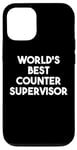 Coque pour iPhone 12/12 Pro Meilleur superviseur de comptoir au monde