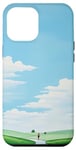 Coque pour iPhone 13 Pro Max Fille vélo nature paysage extérieur