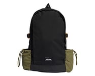 Adidas HC4775 STREET CLSC BP Sports backpack Unisex black/focus olive/orange rush NS